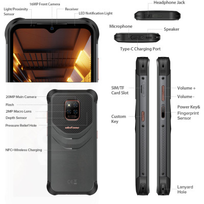 Смартфон Ulefone Power Armor 14 Pro 6/128Gb Black (6937748734673)-27-зображення