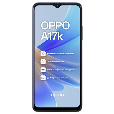 Смартфон OPPO A17k 3/64Gb (navy blue)-25-зображення