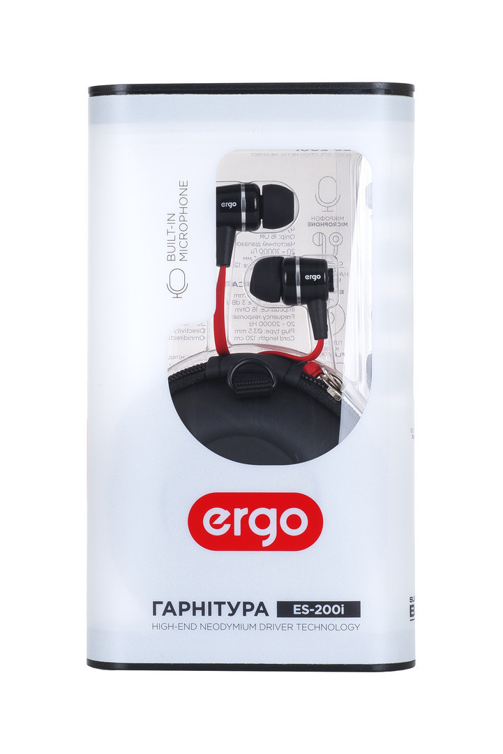 Навушники Ergo ES-200i Black-19-зображення