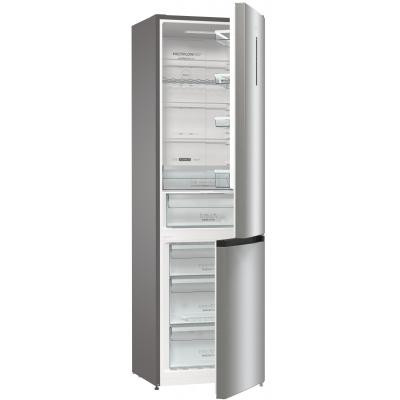 Холодильник з нижн. мороз. камерою Gorenje NRK6202AXL4, 200х60х60см, 2 двері, 235( 96)л, А++, Total NF , Зона св-ті, Зовн. Диспл-25-зображення