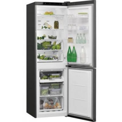 Холодильник з нижн. мороз. камерою Whirlpool W7811IK, 189х66х60см, 2 дв., Х- 234л, М- 104л, A+, NF, Чорний-5-зображення