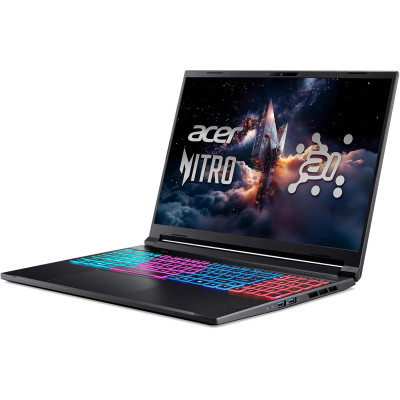 Ноутбук Acer Nitro V 16S ANV16S-41 16" WUXGA IPS, AMD R7-260, 32GB, F1TB, NVD5060-8, Lin, чорний-18 Ноутбук Acer Nitro V 16S ANV16S-41 16" WUXGA IPS, AMD R7-260, 32GB, F1TB, NVD5060-8, Lin, чорний-18-зображення