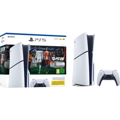Ігрова консоль Sony Playstation 5 Slim Blu-ray 825GB (+EA SPORTS FC 26) (1000049854)-18 Ігрова консоль Sony Playstation 5 Slim Blu-ray 825GB (+EA SPORTS FC 26) (1000049854)-18-зображення