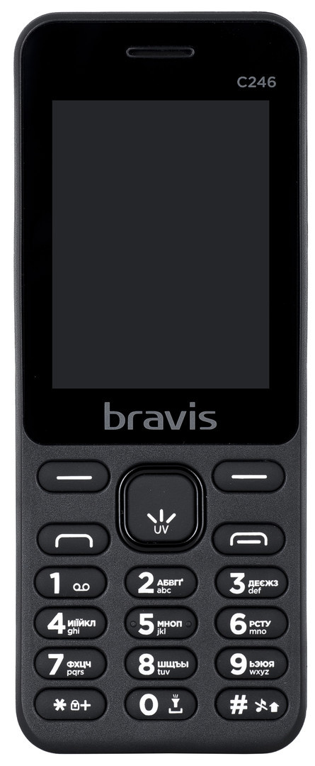 Мобильные телефоны Моб.телефон BRAVIS C246 Fruit Dual Sim (чорний)купить по  низкой цене в интернет магазине VOLTI - отзывы, бесплатная доставка,  рассрочка на 30 месяцев