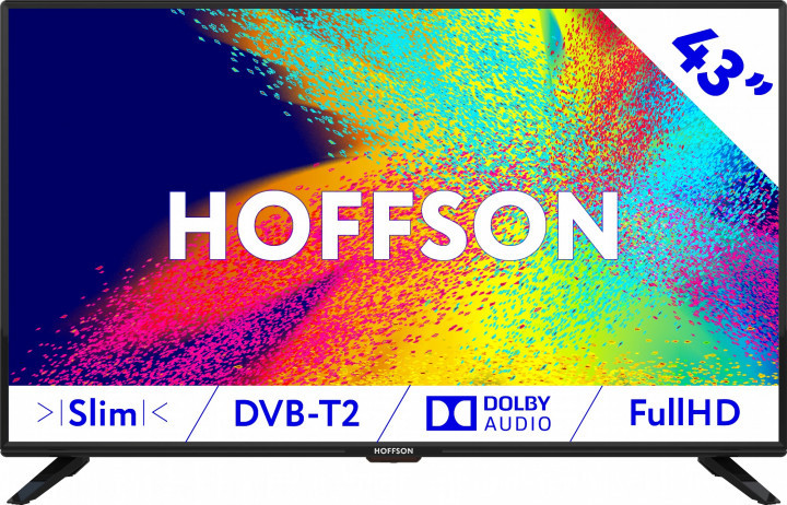 Телевізор LED Hoffson A43FHD200T2S-12-зображення