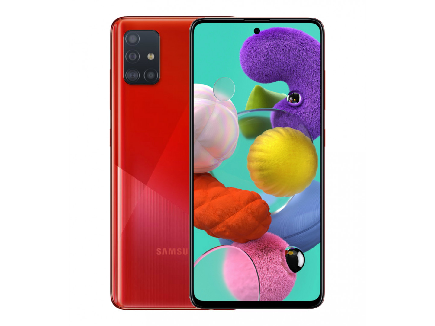 Смартфоны Смартфон SAMSUNG Galaxy A51 (SM-A515F) 4/64 Duos ZRU (red)купить  по низкой цене в интернет магазине VOLTI - отзывы, бесплатная доставка,  рассрочка на 30 месяцев