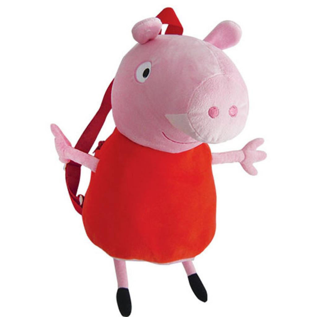 Мягкие игрушки Мягкая игрушка PEPPA Рюкзак детский - пеппа (52 см)  (25103)купить по низкой цене в интернет магазине VOLTI - отзывы, бесплатная  доставка, рассрочка на 30 месяцев