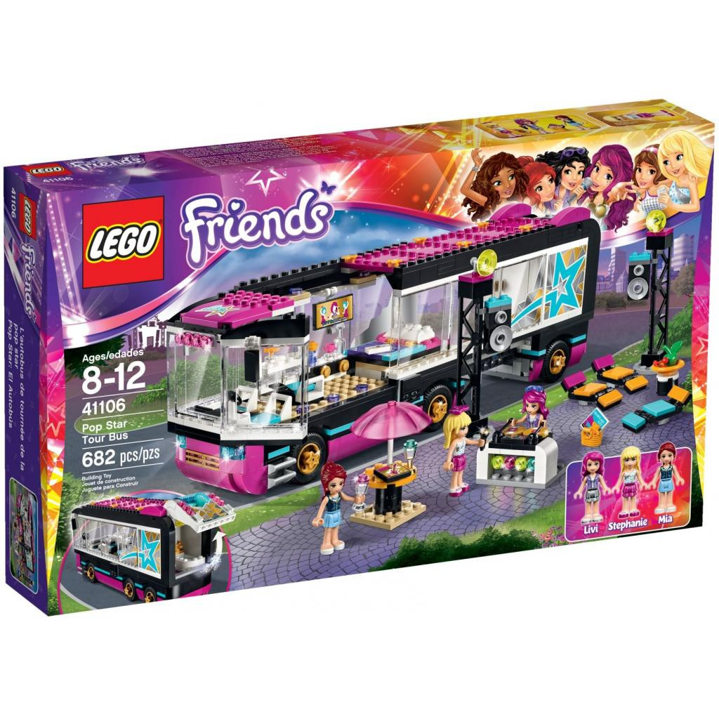 Детские конструкторы Конструктор LEGO Friends Поп звезда Гастроли  (41106)купить по низкой цене в интернет магазине VOLTI - отзывы, бесплатная  доставка, рассрочка на 30 месяцев