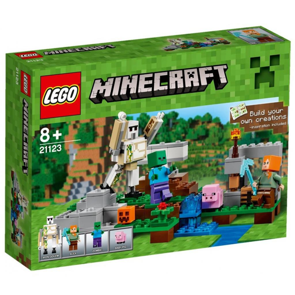 Детские конструкторы Конструктор LEGO Minecraft Железный голем  (21123)купить по низкой цене в интернет магазине VOLTI - отзывы, бесплатная  доставка, рассрочка на 30 месяцев