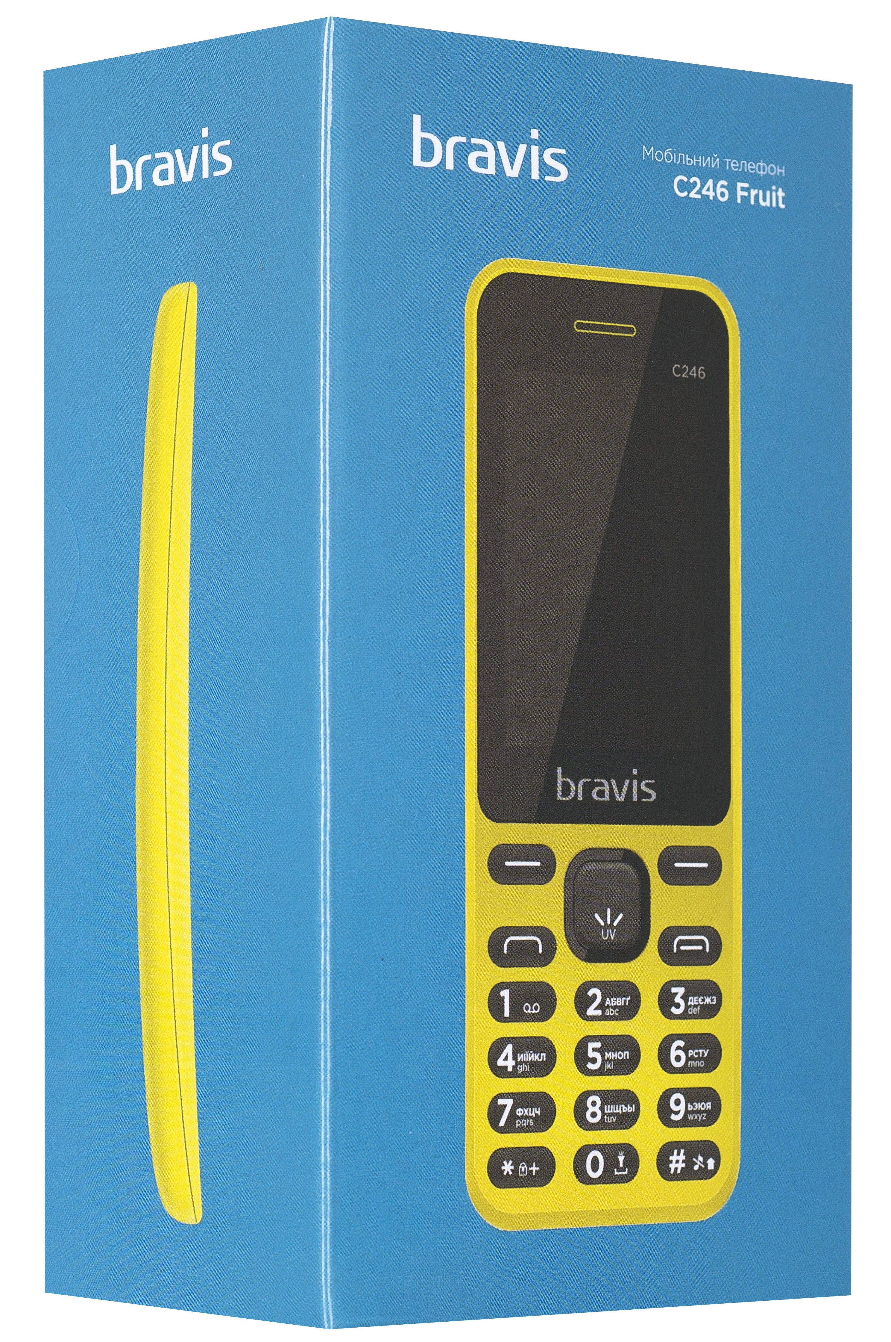 Мобильные телефоны Мобильный телефон Bravis C246 Fruit Dual Sim  Yellowкупить по низкой цене в интернет магазине VOLTI - отзывы, бесплатная  доставка, рассрочка на 30 месяцев