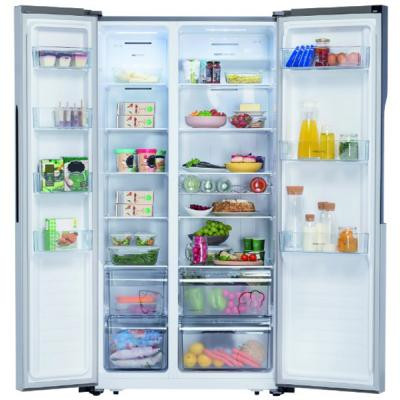 Холодильник SBS Gorenje NRS8181KX, 185х63х83см, 2 двері, 264( 164)л, А+, NF+ , Зона св-ті, Зовн. Диспл, Сріблястий-10-зображення