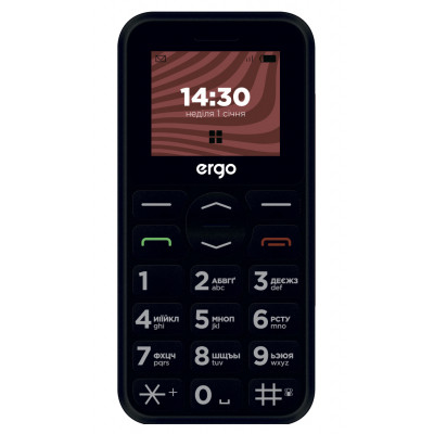 Мобільний телефон Ergo R181 Black-2-зображення