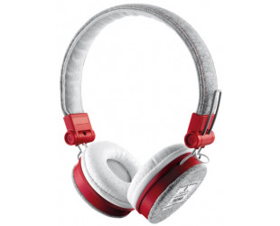 гарнітура TRUST Urban Revolt Fyber headphone модель 20073 сірий/червоний-19 гарнітура TRUST Urban Revolt Fyber headphone модель 20073 сірий/червоний-19-зображення