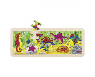 Пазл дерев'яний goki Підводне життя 57837-22-зображення