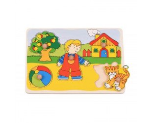 Пазл-вкладыш goki Дом 57515G-3-19-изображение