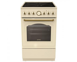 Плита Gorenje EC52CLI/стеклокерамика/50х60/аналоговый программатор/ духовка - 70 л/ гриль/бежевая-22-изображение