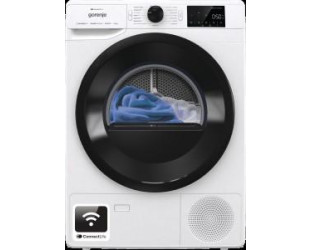 Сушильна машина Gorenje тепловий насос, 9кг, A++, 60см, дисплей, 16 програм, Wi-Fi, білий-4-зображення