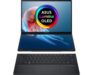 Ноутбук ASUS Zenbook Duo UX8406MA-PZ044W 14" 3K OLED, Intel Ultra 7 155H, 16GB, F1TB, UMA, Win11, Сірий-31 Ноутбук ASUS Zenbook Duo UX8406MA-PZ044W 14" 3K OLED, Intel Ultra 7 155H, 16GB, F1TB, UMA, Win11, Сірий-31-зображення