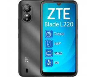 Смартфон ZTE Blade L220 1/32GB Black-16-зображення