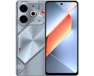 Смартфон TECNO POVA 6 NEO (LI6) 6.78" 8/128ГБ, 2SIM, 7000мА•год, Starry Silver-31 Смартфон TECNO POVA 6 NEO (LI6) 6.78" 8/128ГБ, 2SIM, 7000мА•год, Starry Silver-31-зображення
