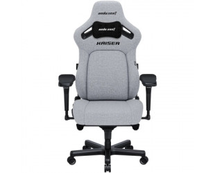 Кресло игровое Anda Seat Kaiser 4 Fabric Size XL Grey (AD12YDDC-XLL-20-G-CF)-37-изображение