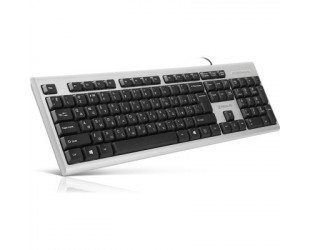 Клавіатура REAL-EL 507 Standard USB Silver-34-зображення