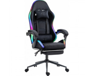 Крісло ігрове GT Racer X-2325 Fabric Black LED (X-2325 Fabric Black L)-172 Крісло ігрове GT Racer X-2325 Fabric Black LED (X-2325 Fabric Black L)-172-зображення
