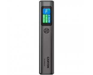 Батарея універсальна Canyon 20000mAh OnPower 230 TFT PD/130W Dark Grey (CNS-CPB230DG)-37-зображення