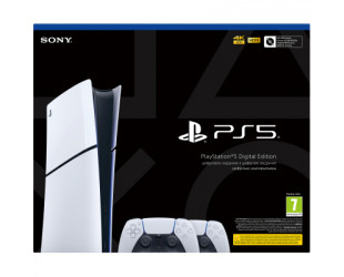 Ігрова консоль PlayStation 5 Slim Digital Edition (2 геймпади Dualsense)-138 Ігрова консоль PlayStation 5 Slim Digital Edition (2 геймпади Dualsense)-138-изображение