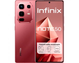 Мобільний телефон Infinix Note 50 8/256Gb Burgundy Red (4894947066405)-14 Мобільний телефон Infinix Note 50 8/256Gb Burgundy Red (4894947066405)-14-зображення