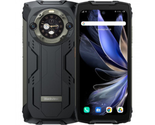 Смартфон Blackview BV9300 Pro 6.7" 12/256ГБ, 2SIM, 15080мА•год, чорний UA-13 Смартфон Blackview BV9300 Pro 6.7" 12/256ГБ, 2SIM, 15080мА•год, чорний UA-13-зображення