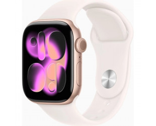 Смарт-годинник Apple Watch Series 11 GPS 42mm Rose Gold Aluminium Case with Light Blush Sport Band - S/M (MEU04RK/A)-105 Смарт-годинник Apple Watch Series 11 GPS 42mm Rose Gold Aluminium Case with Light Blush Sport Band - S/M (MEU04RK/A)-105-зображення