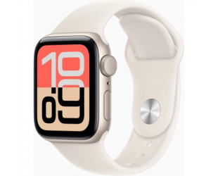 Смарт-годинник Apple Watch SE 3 GPS 40mm Starlight Aluminium Case with Starlight Sport Band - S/M (MEH34RK/A)-99 Смарт-годинник Apple Watch SE 3 GPS 40mm Starlight Aluminium Case with Starlight Sport Band - S/M (MEH34RK/A)-99-зображення