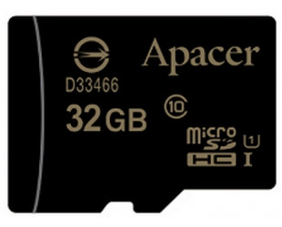 Карта памяти Apacer microSDHC 32GB C10 UHS-I (AP32GMCSH10U1-RA)-4 Карта памяти Apacer microSDHC 32GB C10 UHS-I (AP32GMCSH10U1-RA)-4-изображение