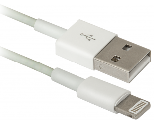 Кабель Defender ACH01-03H USB(AM)-Lighting 1m, пакет (87470)-10-зображення