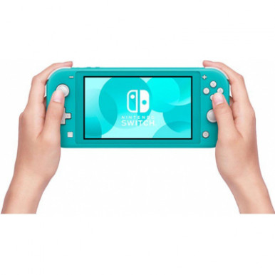 Игровая консоль Nintendo Switch Lite (бирюзовая) (045496452711)-7-изображение