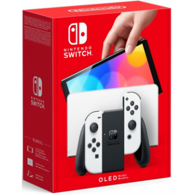 Игровая консоль Nintendo Switch OLED (белая) (045496453435)-11-изображение