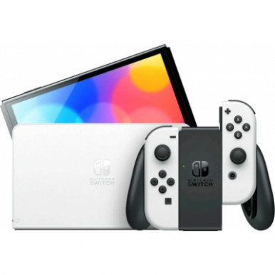 Игровая консоль Nintendo Switch OLED (белая) (045496453435)-14-изображение