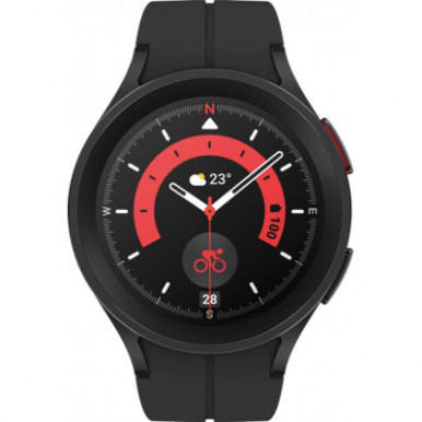 Смарт-годинник Samsung SM-R925 (Galaxy Watch 5 Pro 45mm LTE) Black (SM-R925FZKASEK)-7-зображення