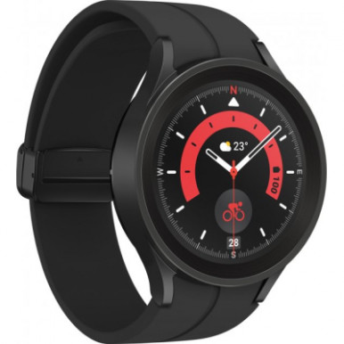 Смарт-годинник Samsung SM-R925 (Galaxy Watch 5 Pro 45mm LTE) Black (SM-R925FZKASEK)-8-зображення