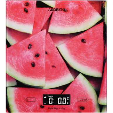 Весы кухонные Ardesto SCK-893WATERMELON-5-изображение