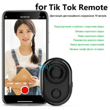 Пульт ДУ для фото- відеокамер XoKo S7 TikTok, bluetooth (XK-S7-TKT)-8-зображення