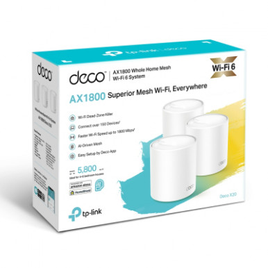 Маршрутизатор TP-Link DECO-X20-3-PACK-13-изображение