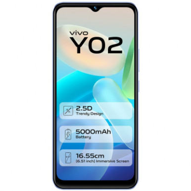Мобильный телефон Vivo Y02 2/32GB Orchid Blue-14-изображение