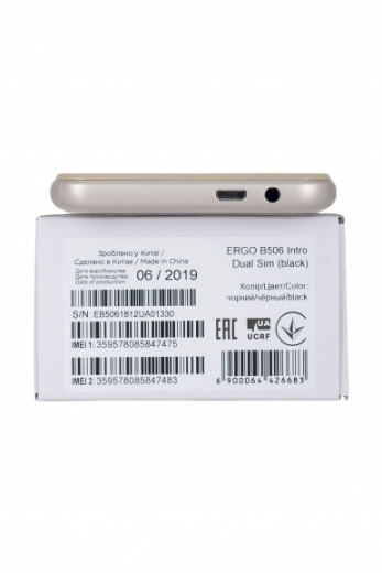 Смартфон ERGO B506 Intro Dual Sim Gold-16-изображение