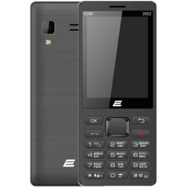 Мобільний телефон 2E E280 2022 Dual SIM Black (688130245210)-1-зображення