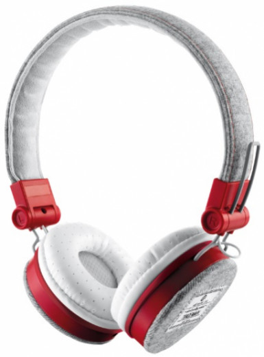 гарнітура TRUST Urban Revolt Fyber headphone модель 20073 сірий/червоний-6-зображення