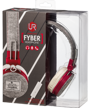 Гарнитура Trust Urban Revolt Fyber Headphone Grey/Red-7-изображение