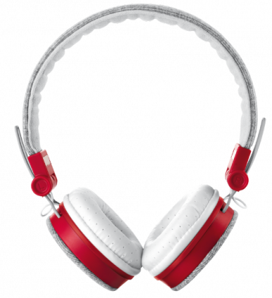 гарнітура TRUST Urban Revolt Fyber headphone модель 20073 сірий/червоний-11-зображення