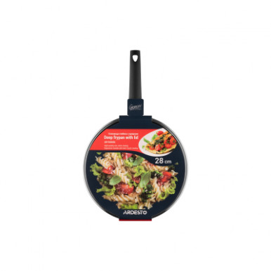 Сковорода Ardesto Gemini Gourmet Viareggio Cover Grey 28 см (AR1928GDL)-9-зображення